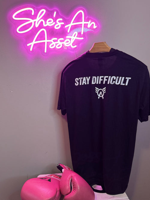 She's An Asset- Black T-Shirt