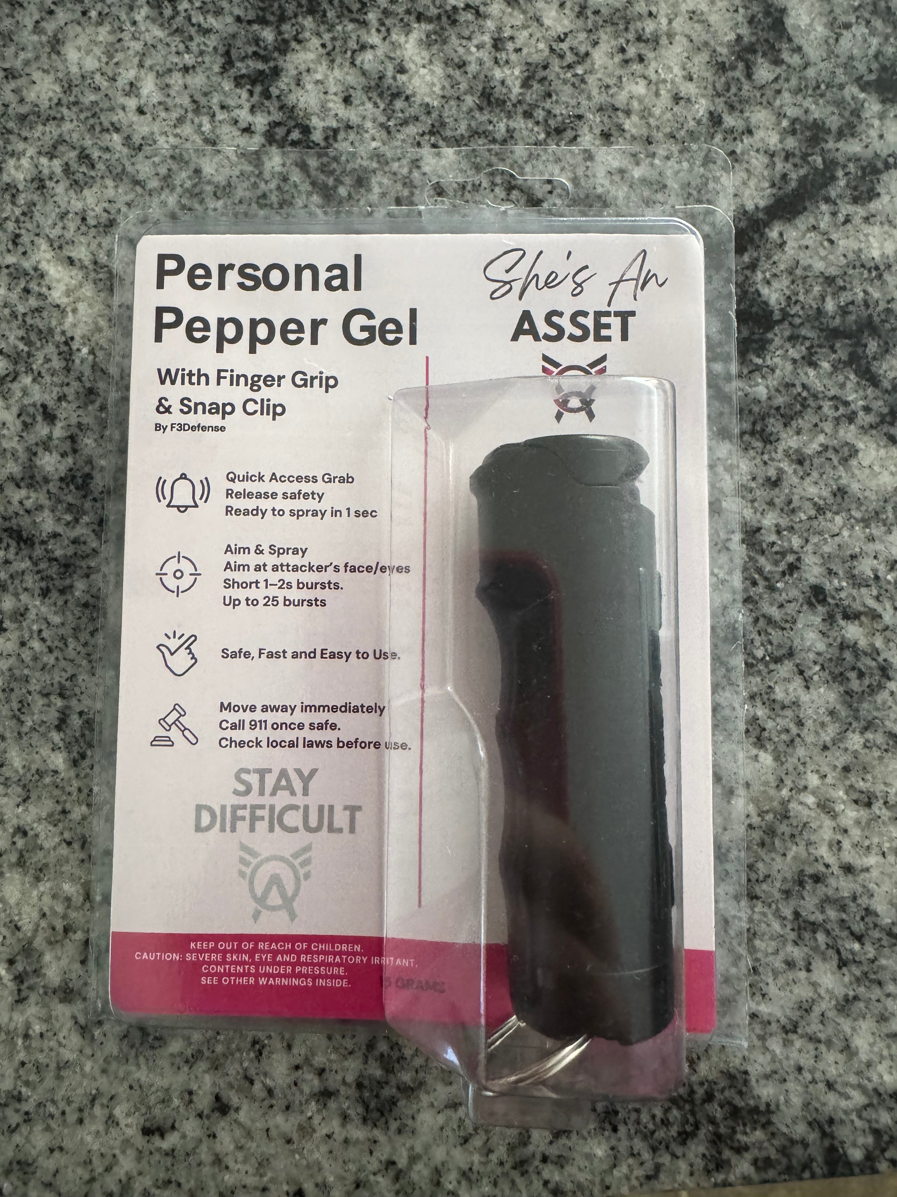 Stay Difficult Pepper Gel Spray