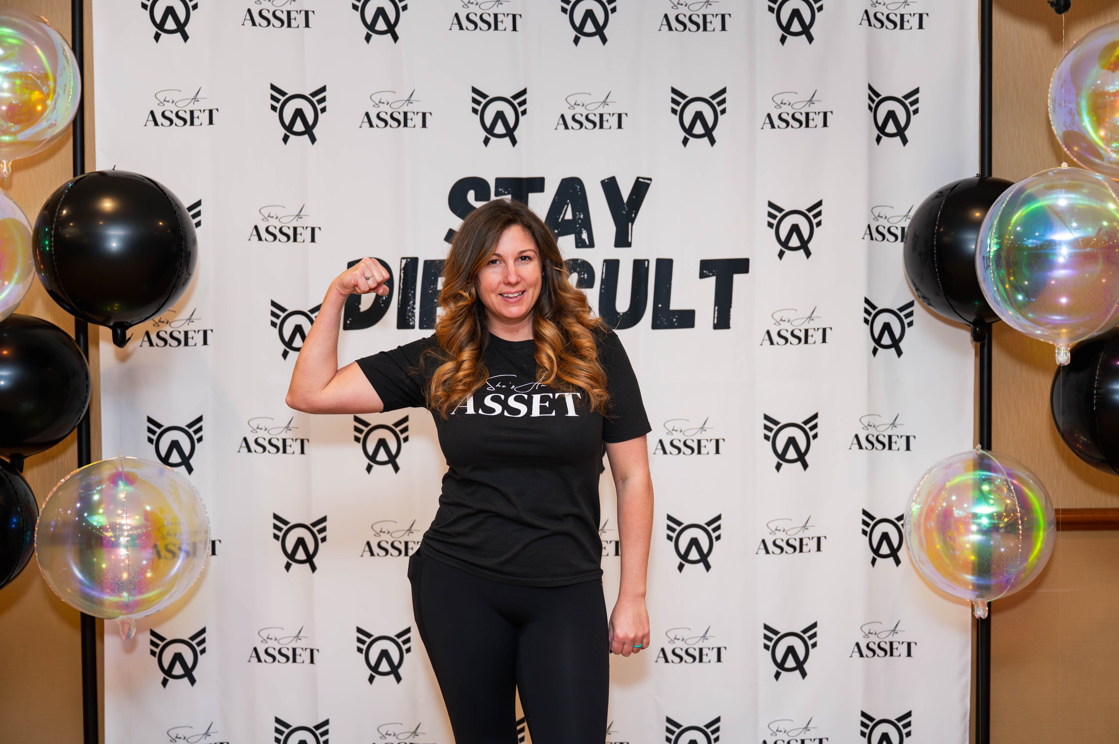 She's An Asset- Black T-Shirt